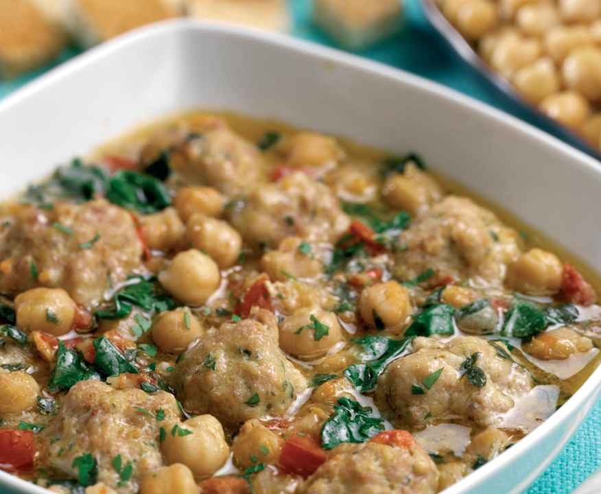 Zuppa di ceci e polpettine Protein