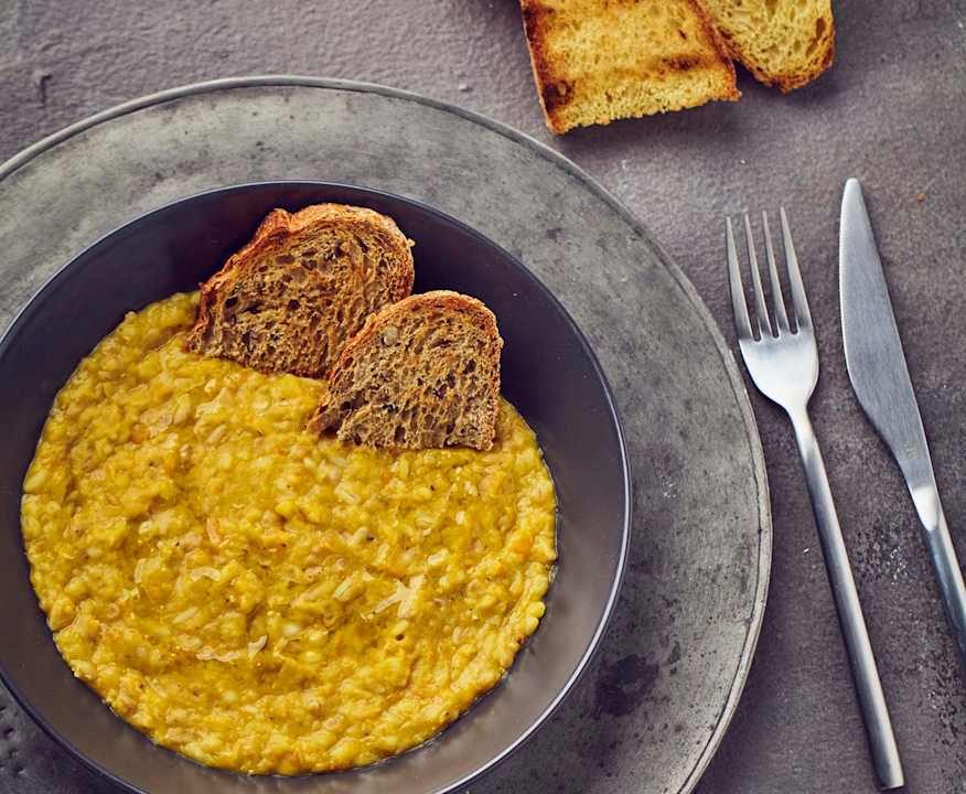 Zuppa di cereali e lenticchie a Cottura Lenta Low Fat