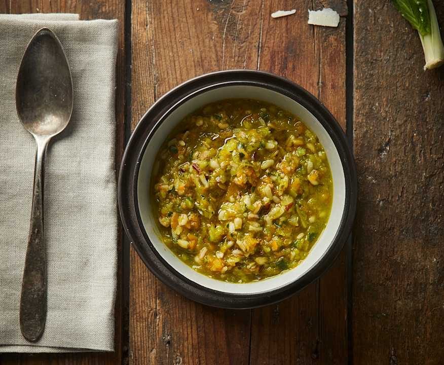 Zuppa di cereali e verdure Low Fat