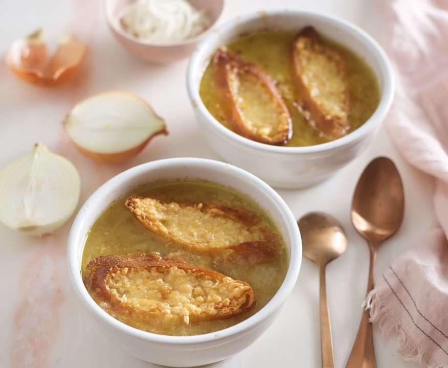 Zuppa di cipolle alla francese Low Carb