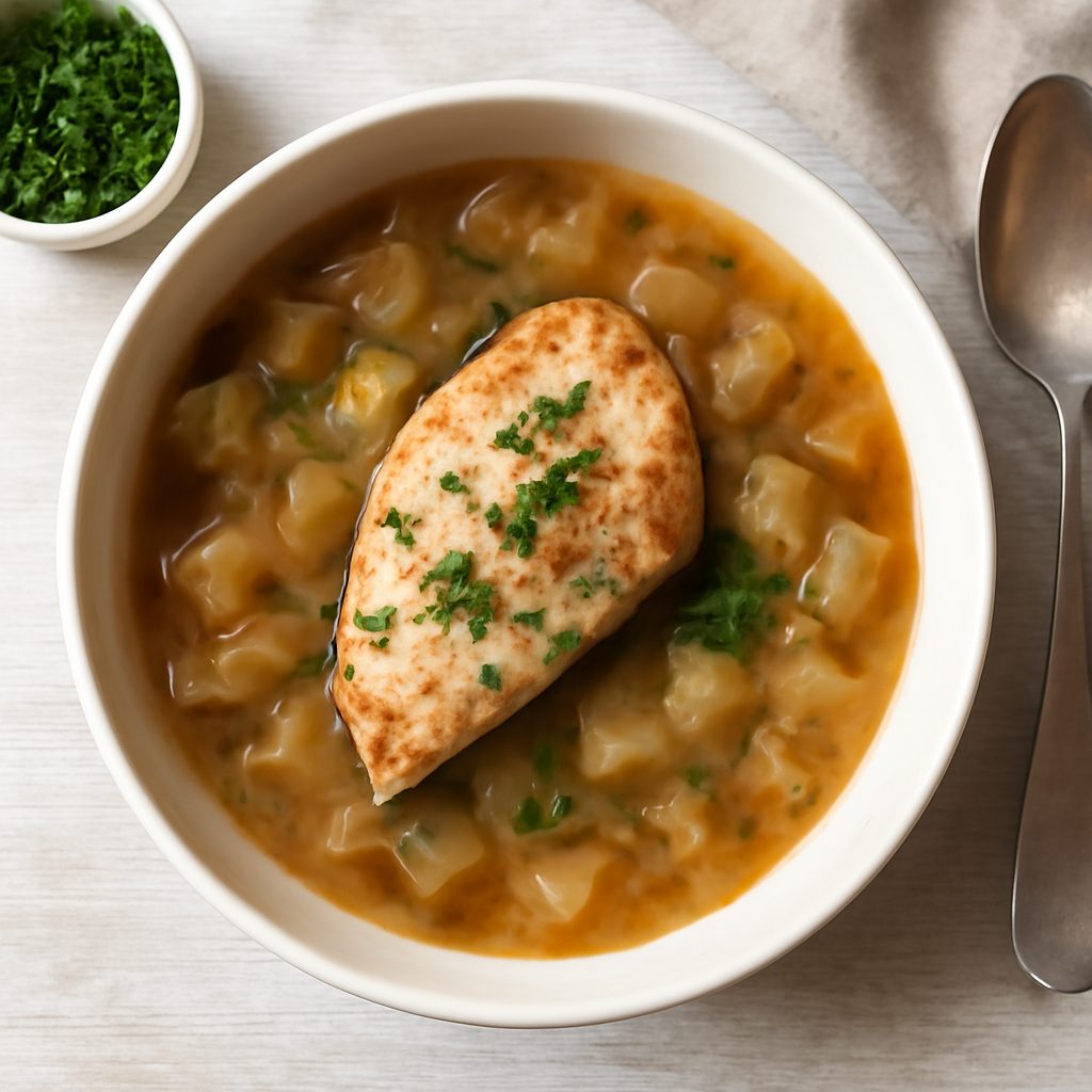 Zuppa di cipolle di Cannara Proteica Low-Carb