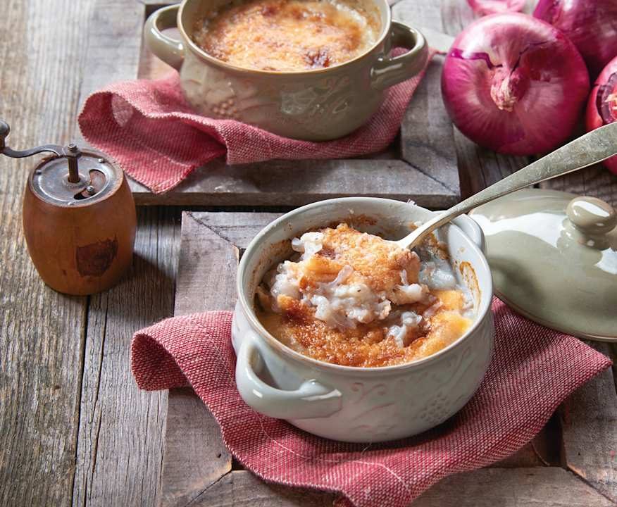 Zuppa di cipolle di Cannara Low Carb