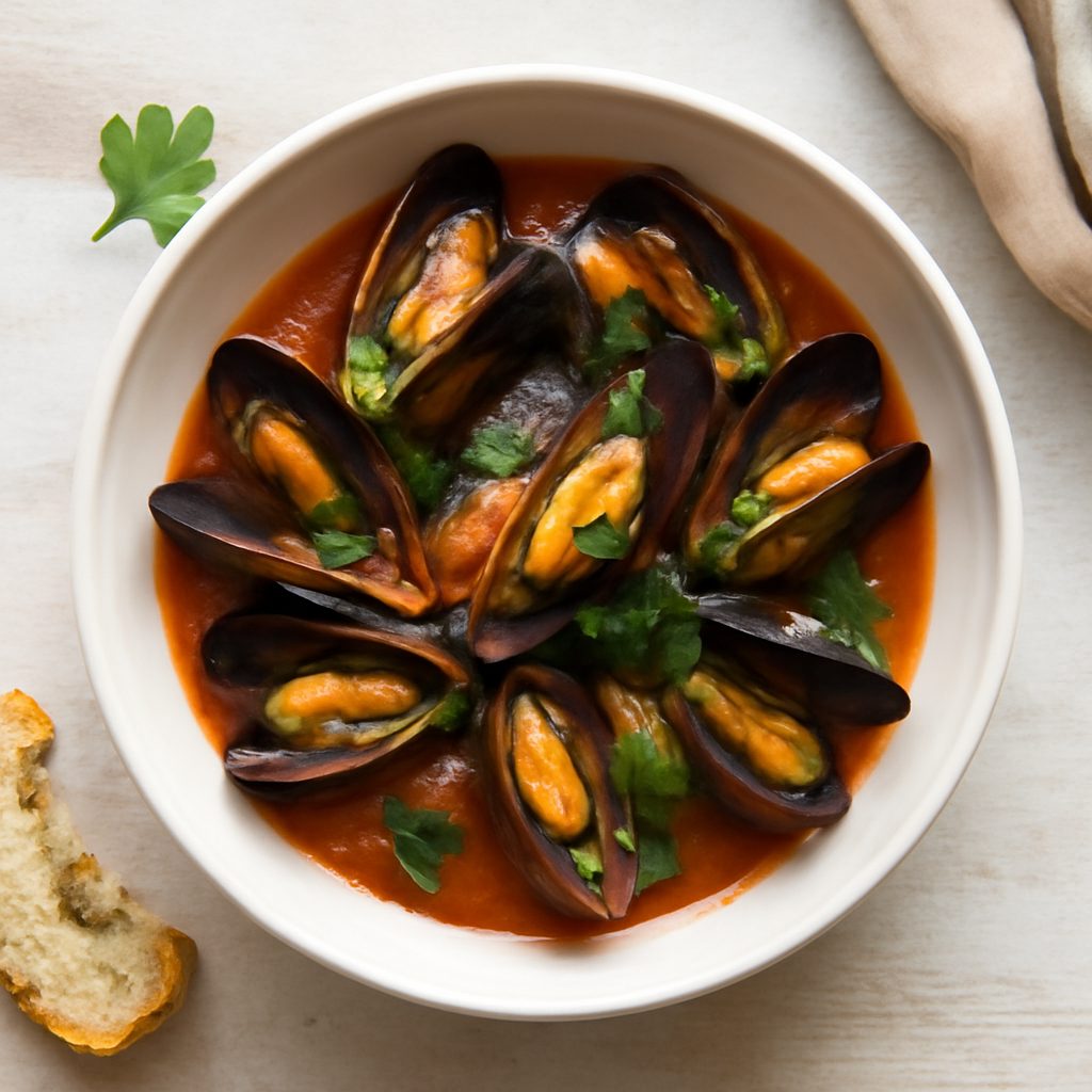 Zuppa di cozze proteica low-carb