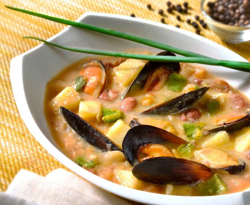 Zuppa di fagioli e cozze Low Fat