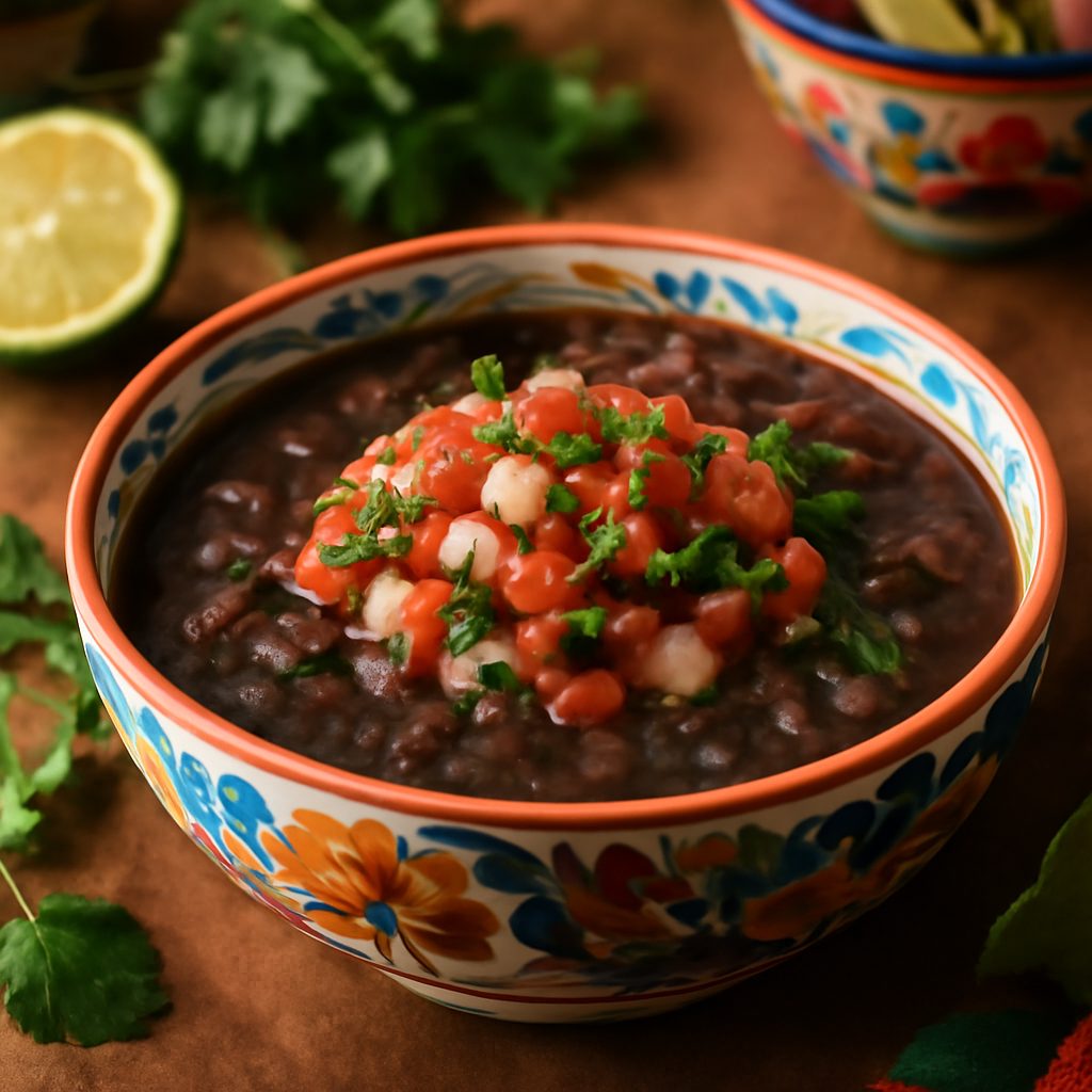 Zuppa di Fagioli Neri e Salsa Messicana Fit Low Carb