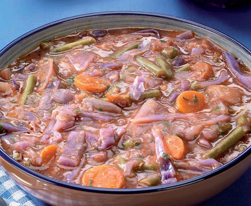 Zuppa di fagiolini e cavolo rosso Protein
