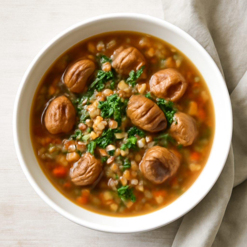 Zuppa di Farro e Castagne