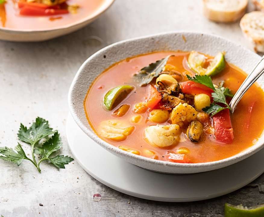 Zuppa di frutti di mare a Cottura Lenta Low Fat