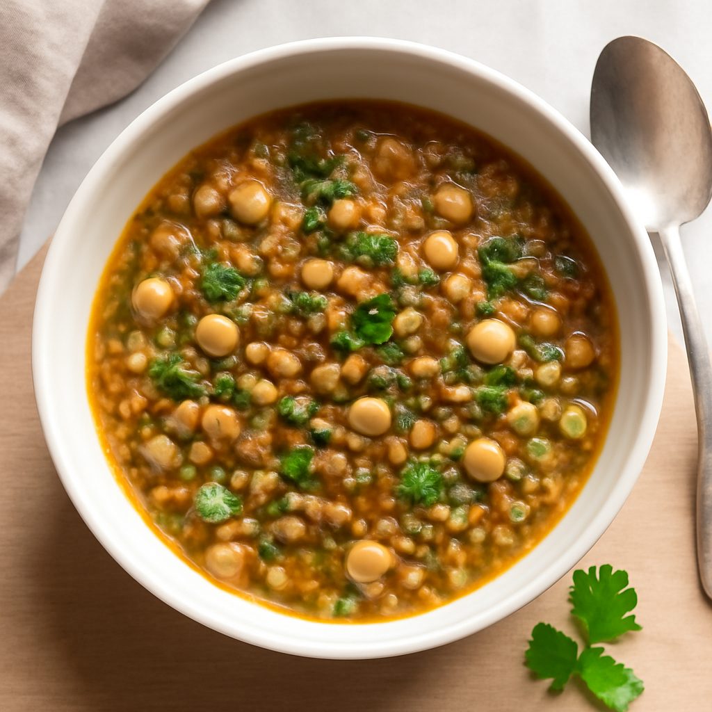 Zuppa di legumi proteica low-carb