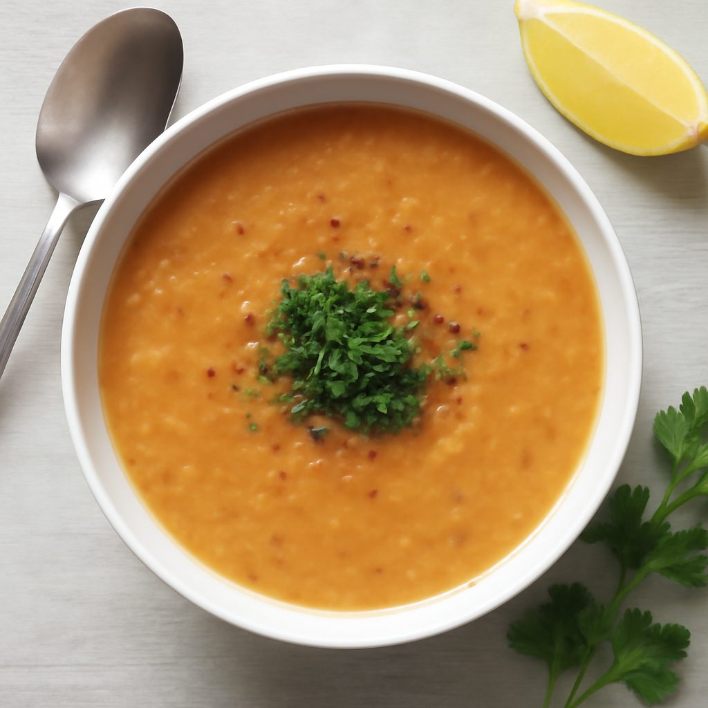 Zuppa di lenticchie alla turca proteica low-carb