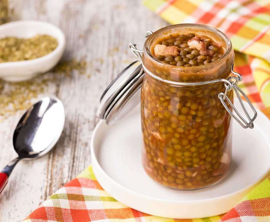 Zuppa di lenticchie in vasocottura Low Carb