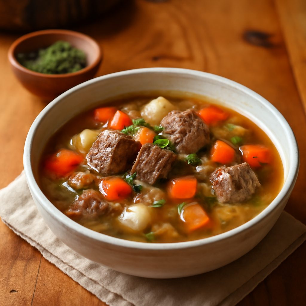 Zuppa di Manzo allo Zenzero