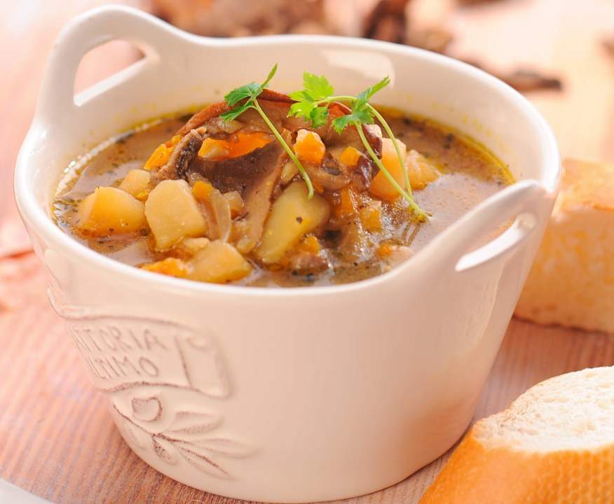 Zuppa di patate e funghi Protein