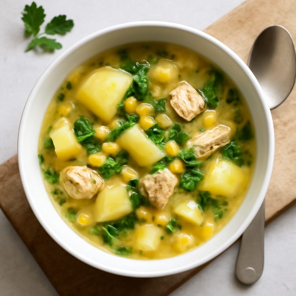 Zuppa di Patate e Mais