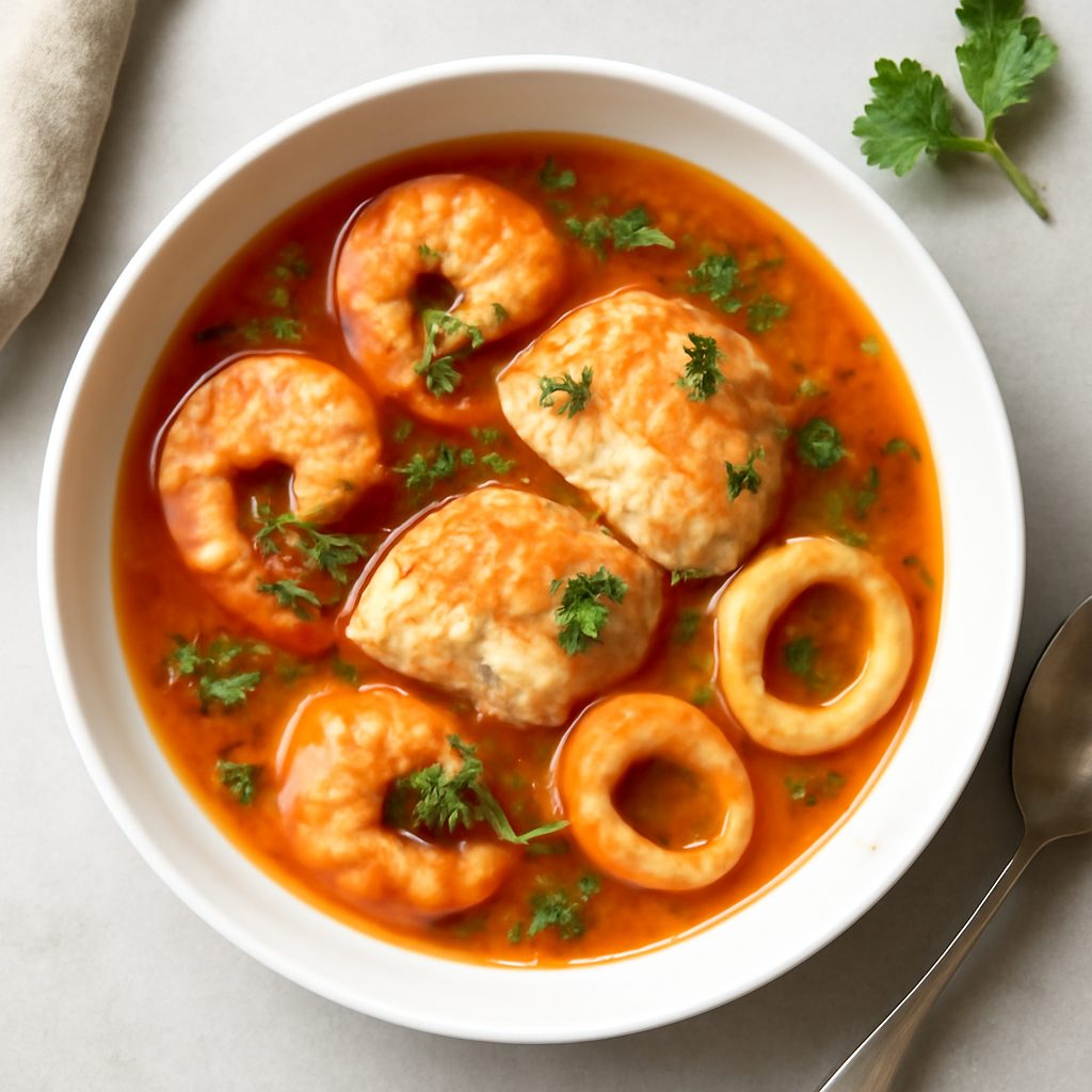 Zuppa di pesce proteica low-carb (Bimby Friend)