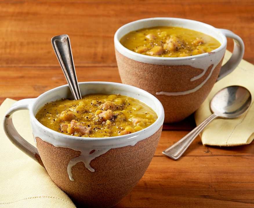 Zuppa di piselli spezzati e prosciutto Protein
