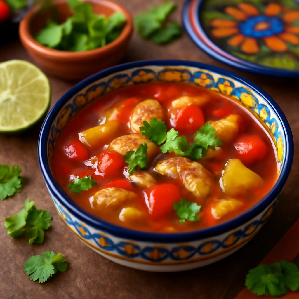 Zuppa di Pollo ai Peperoni alla Messicana Low Carb