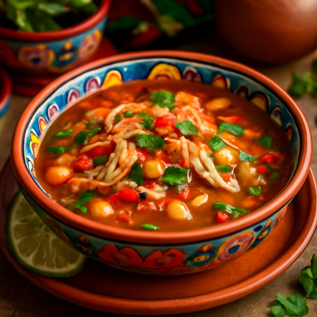 Zuppa di Pollo al Peperoncino Messicana Low Fat
