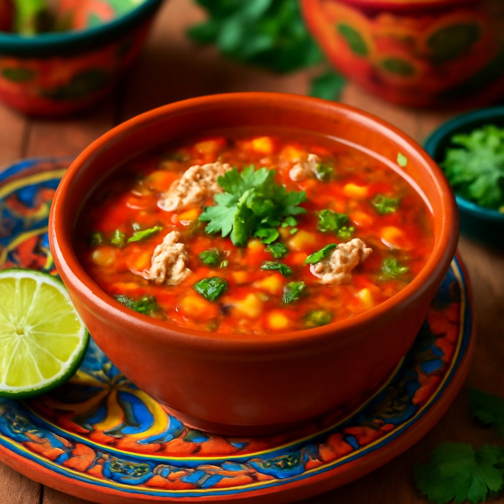 Zuppa di Pollo alla Mexicana