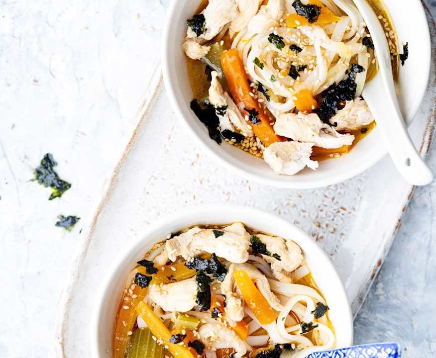 Zuppa di pollo asiatica Protein