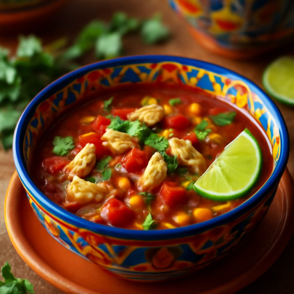 Zuppa di Pollo e Peperoni Messicana Fit Low Fat