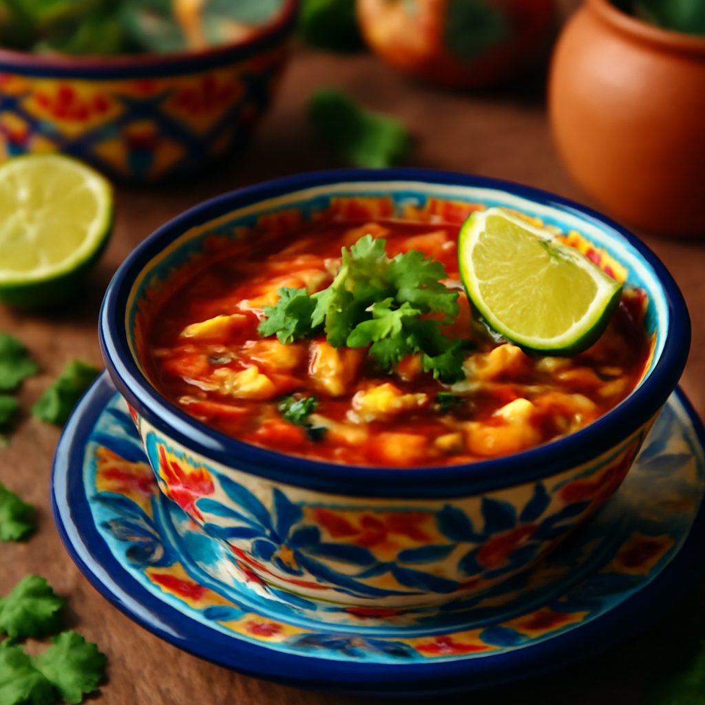 Zuppa di Pollo e Pomodori Messicana Low Carb