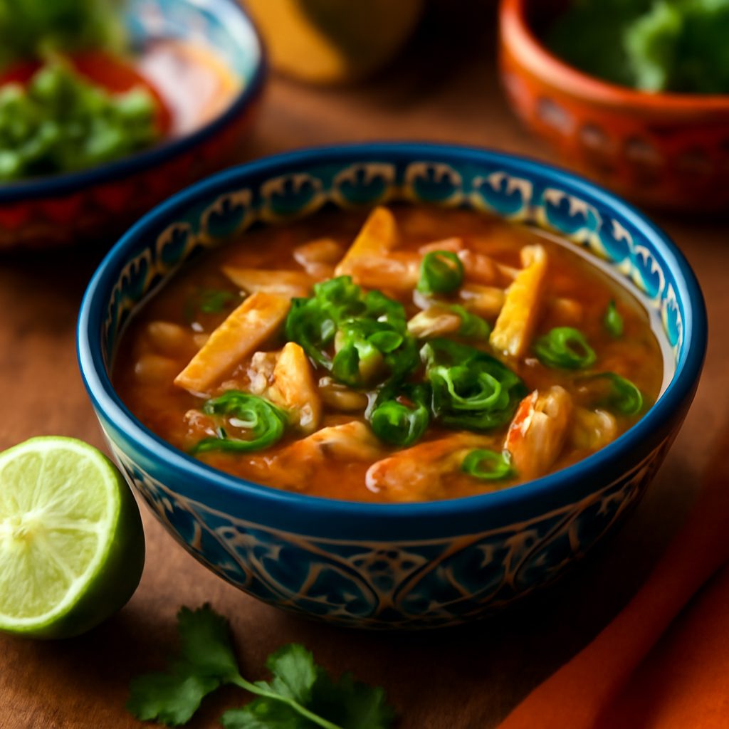 Zuppa di Pollo e Tortilla
