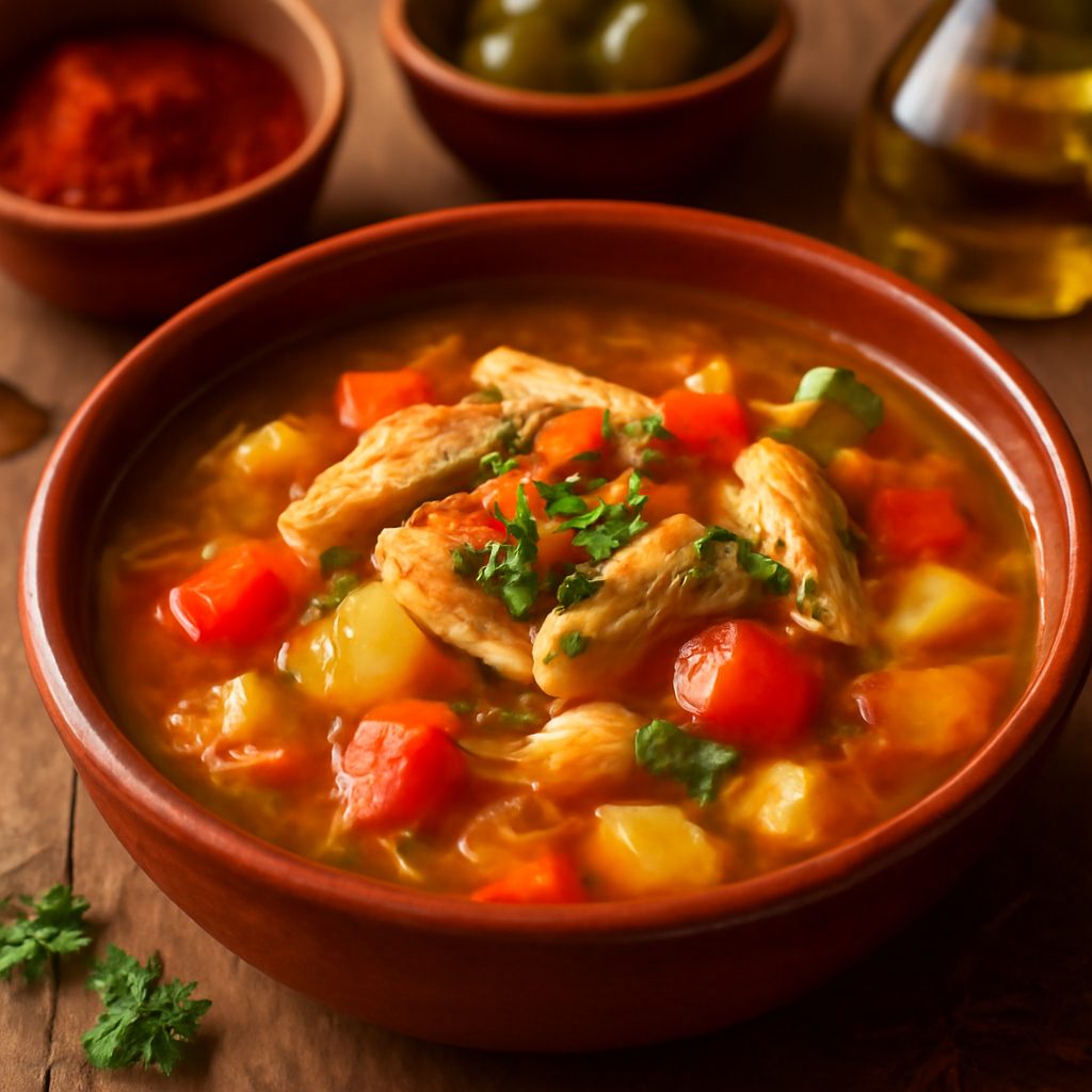 Zuppa di Pollo Spagnola