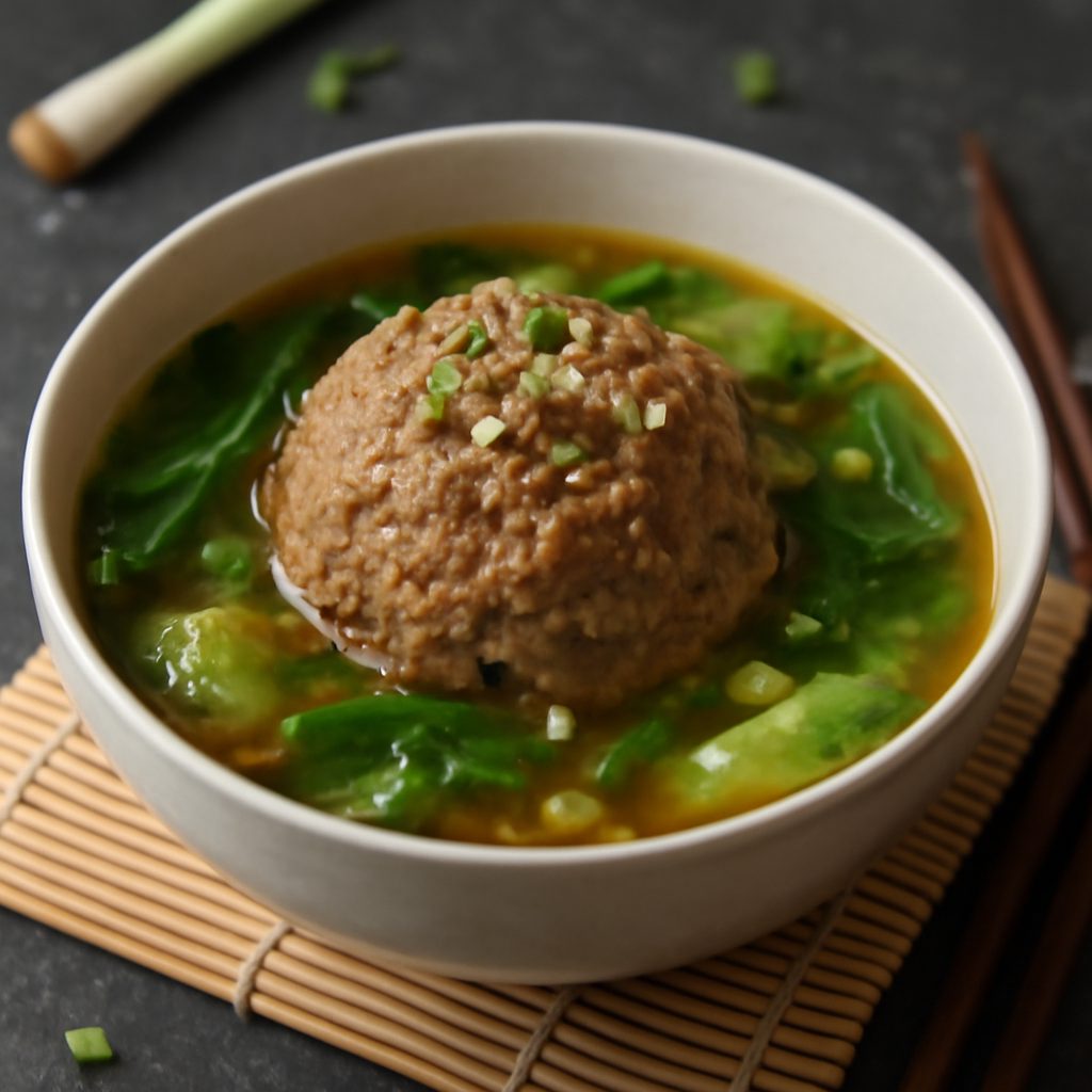 Zuppa di Polpettone alla Cinese