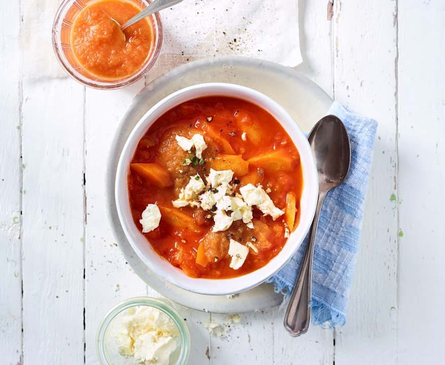 Zuppa di pomodoro e mango Protein