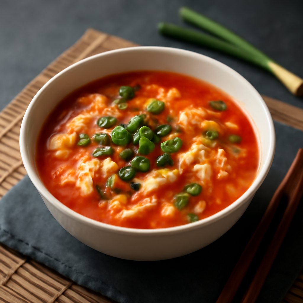 Zuppa di Pomodoro e Uova - Stile Cinese