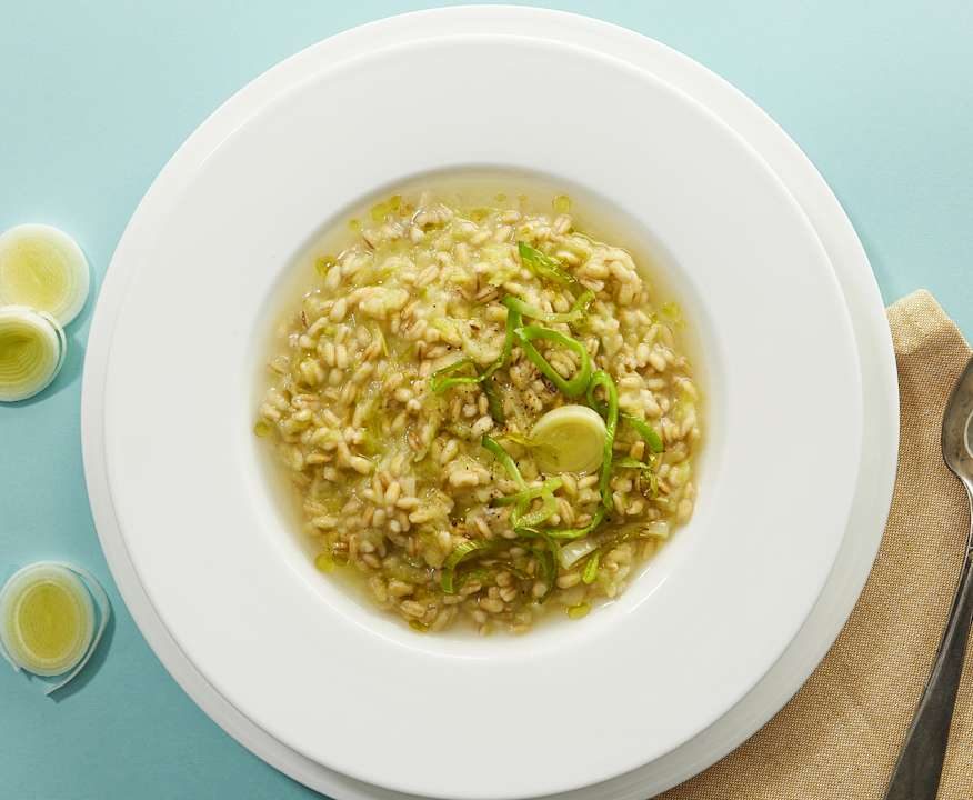 Zuppa di porri e orzo Protein