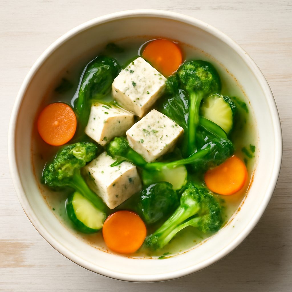 Zuppa di Tofu e Verdure