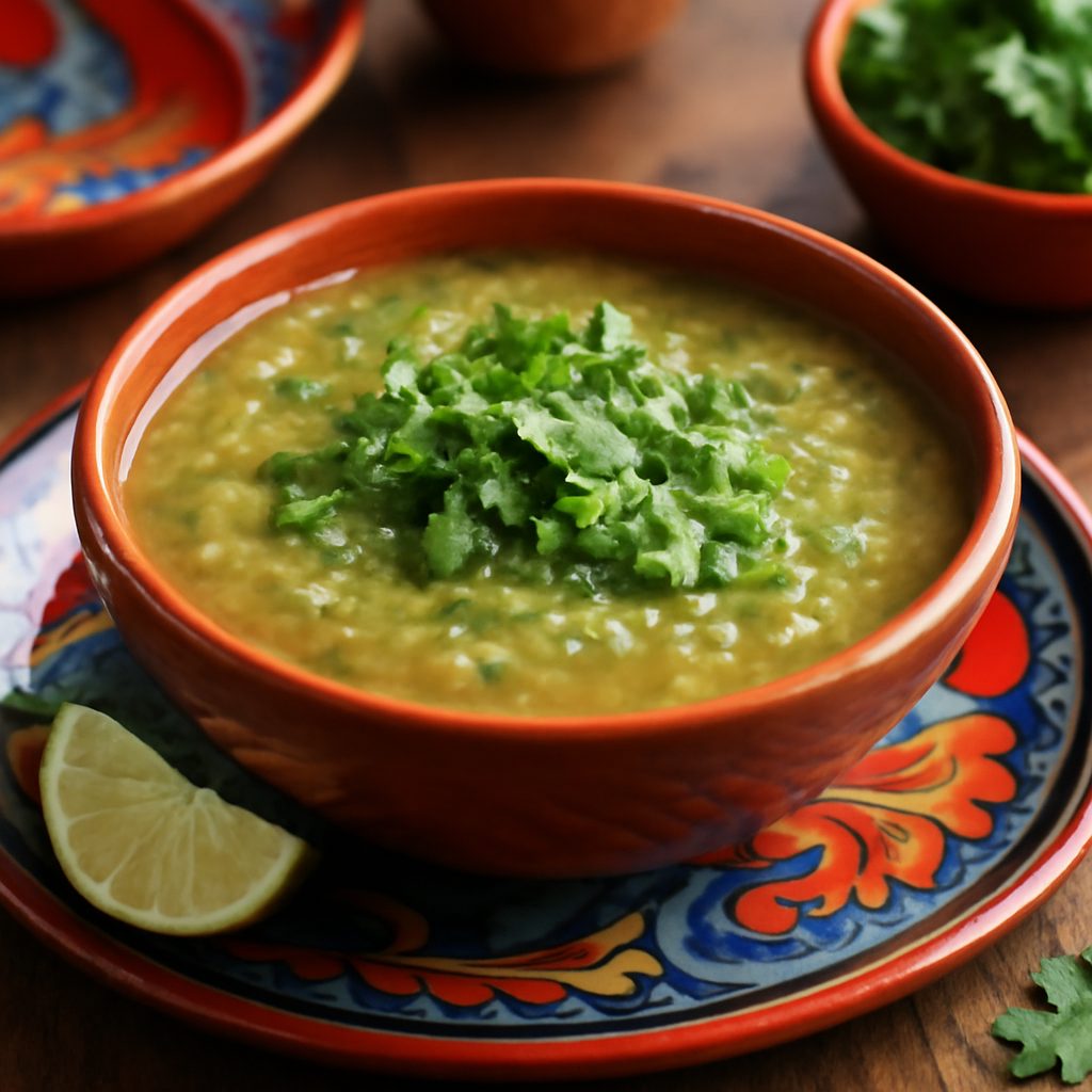 Zuppa di Tomatillo con Pollo Low Fat