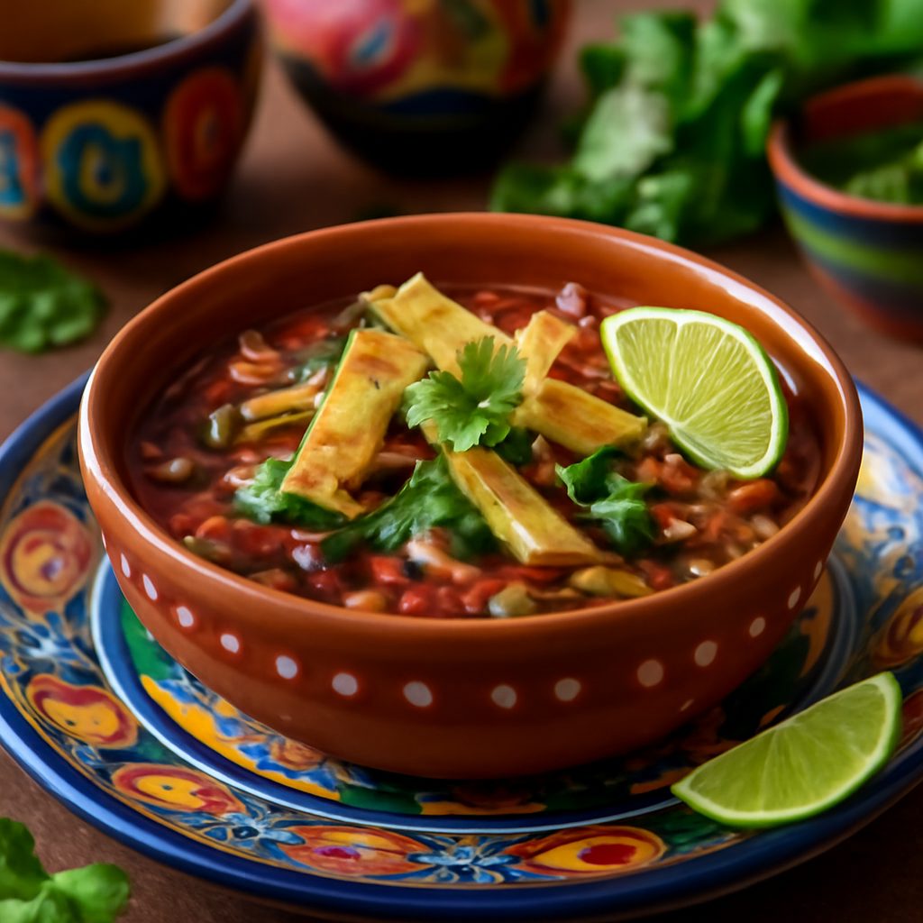 Zuppa di Tortilla Messicana