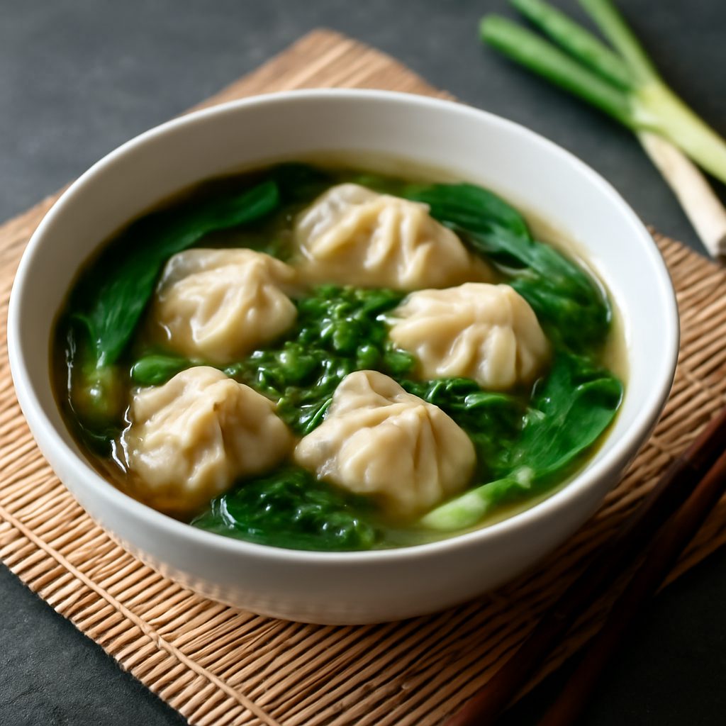 Zuppa di Wonton di Maiale Light Low-Carb