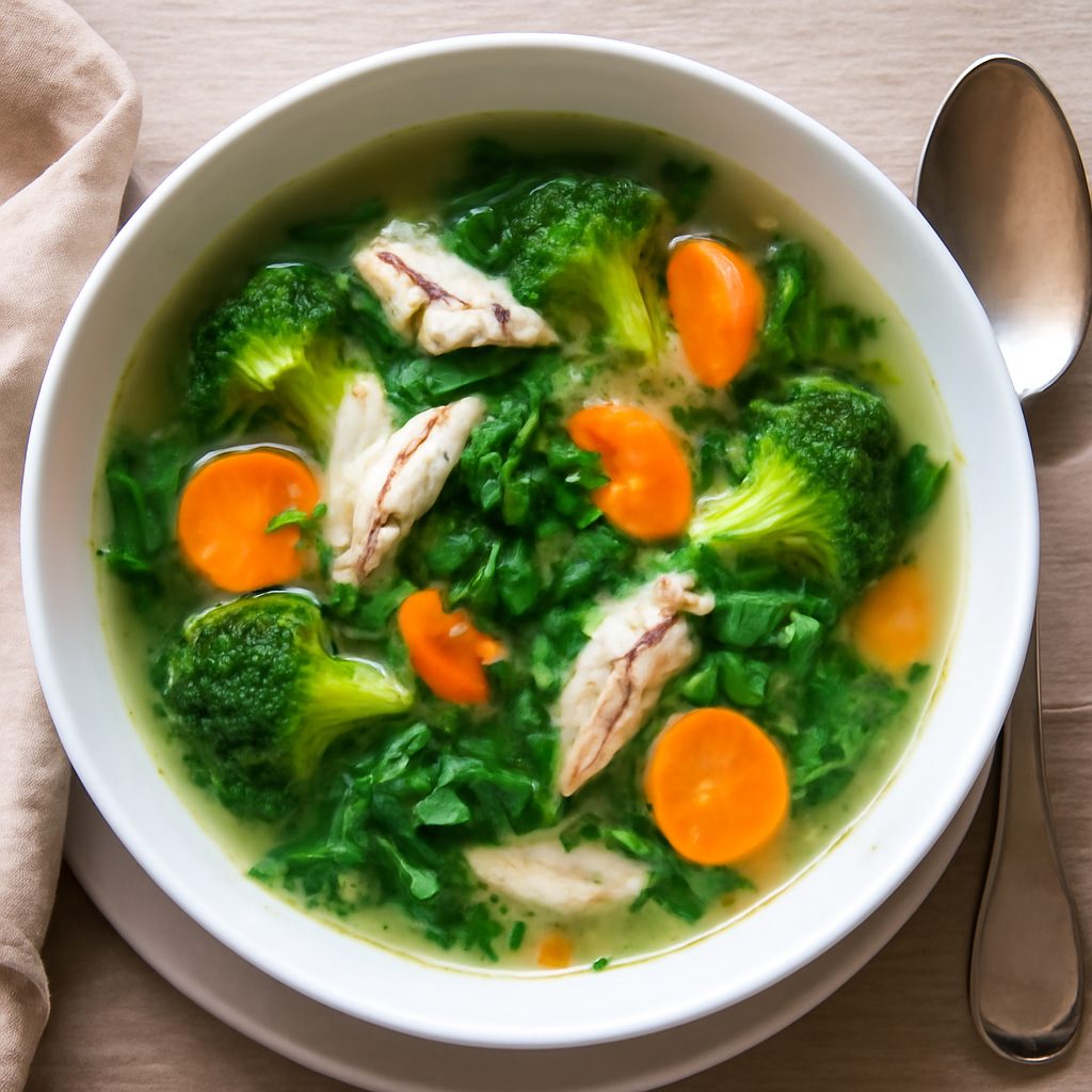 Zuppa leggera di primavera Low Carb