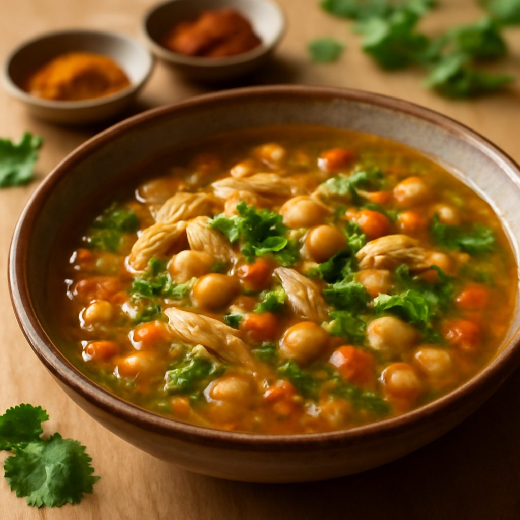 Zuppa Marocchina di Pollo Light