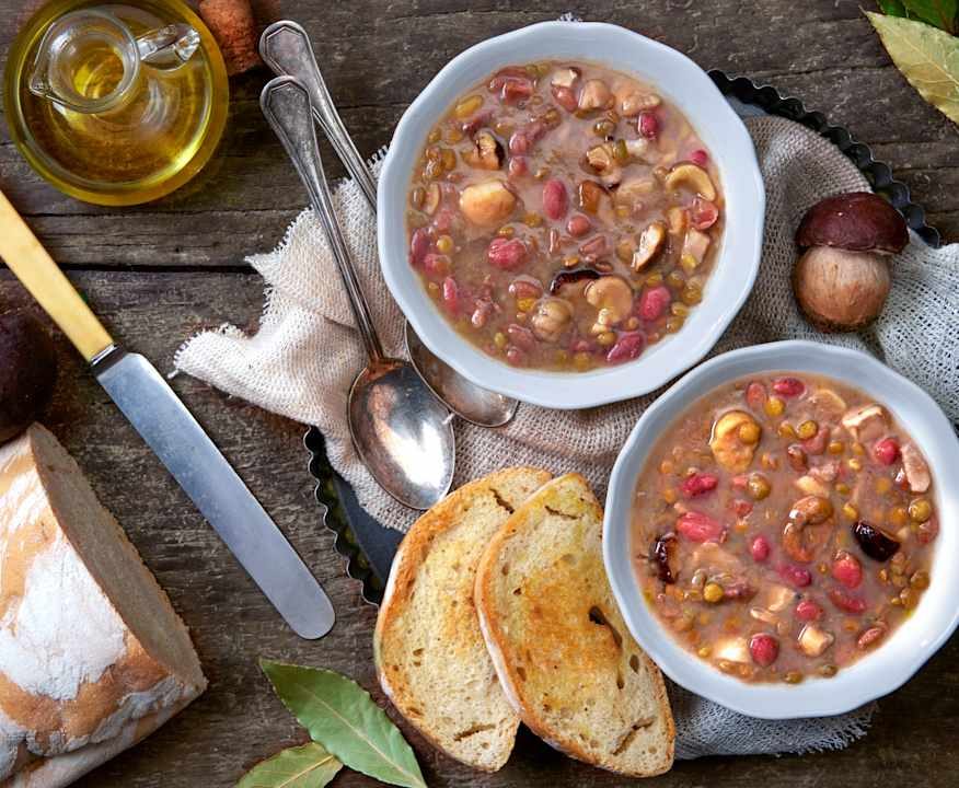 Zuppa montanara Low Carb
