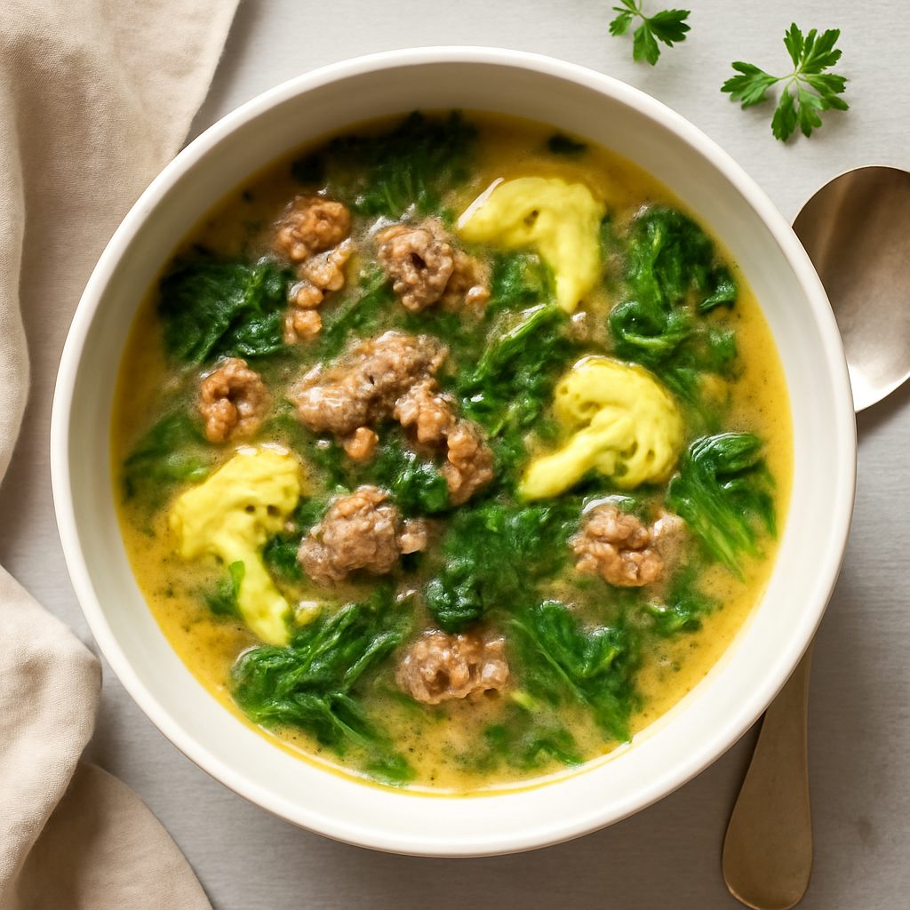 Zuppa di Funghi e Piselli Low Fat