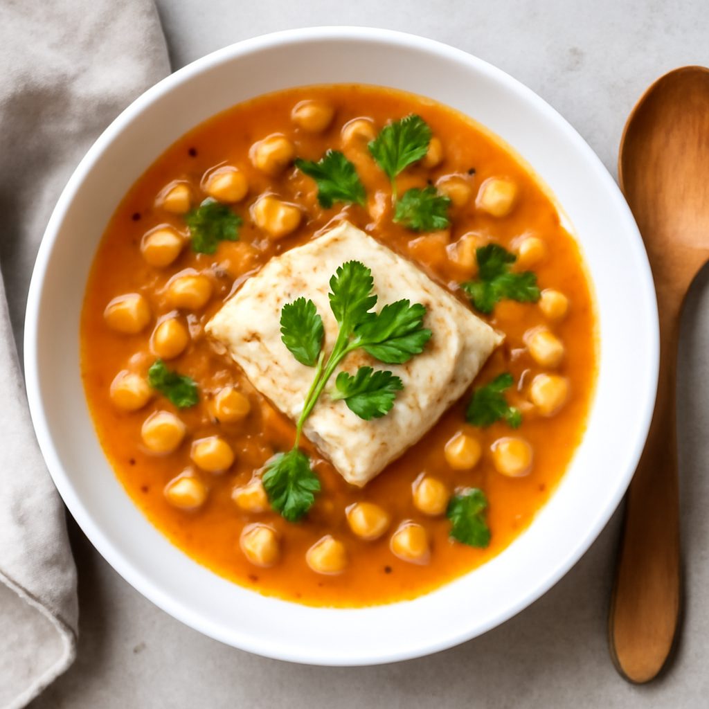 Zuppetta di ceci proteica low-carb