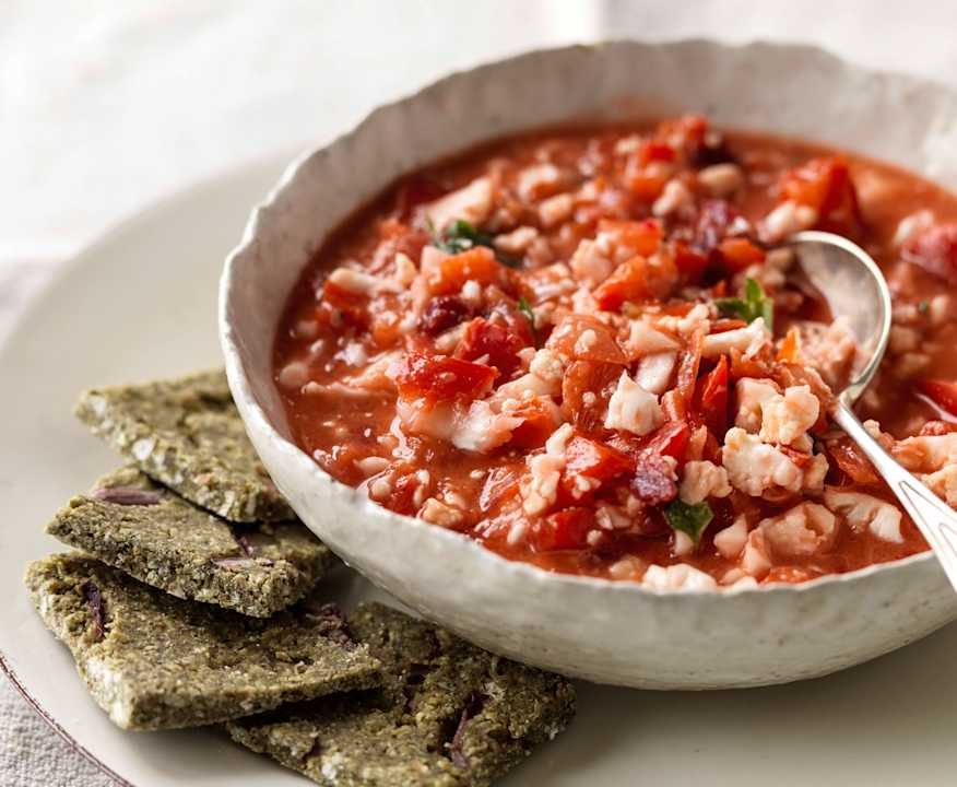 Zuppetta di pomodoro e peperone Low Fat